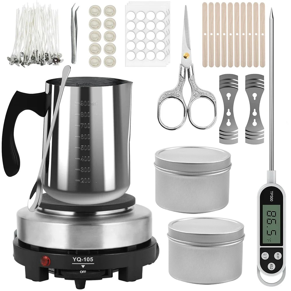 Candle Making Jars Wholesale - Candle Pouring Pot with Electric Hot