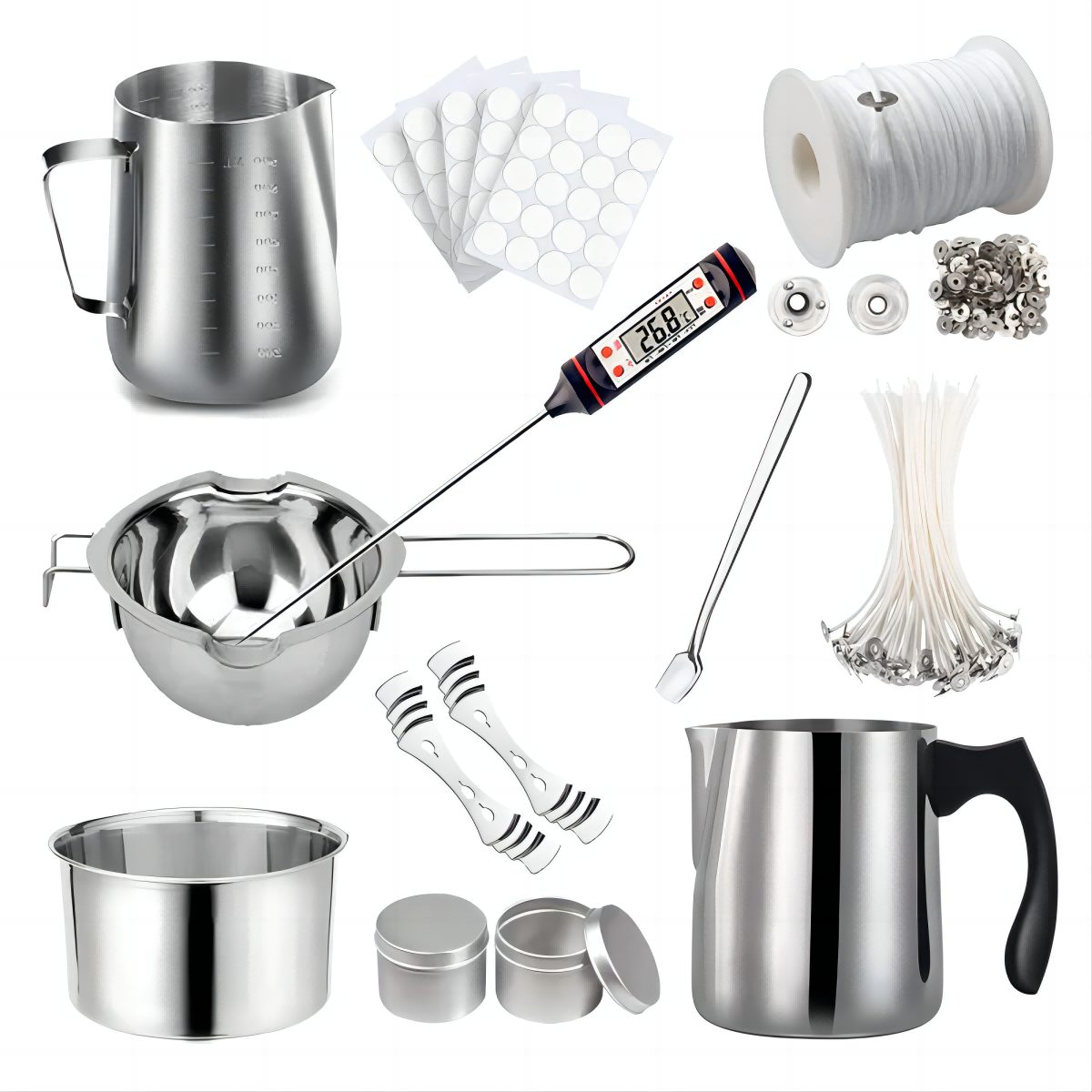 Candle Making Jars Wholesale - DIY Candle Making Tools Kit -
