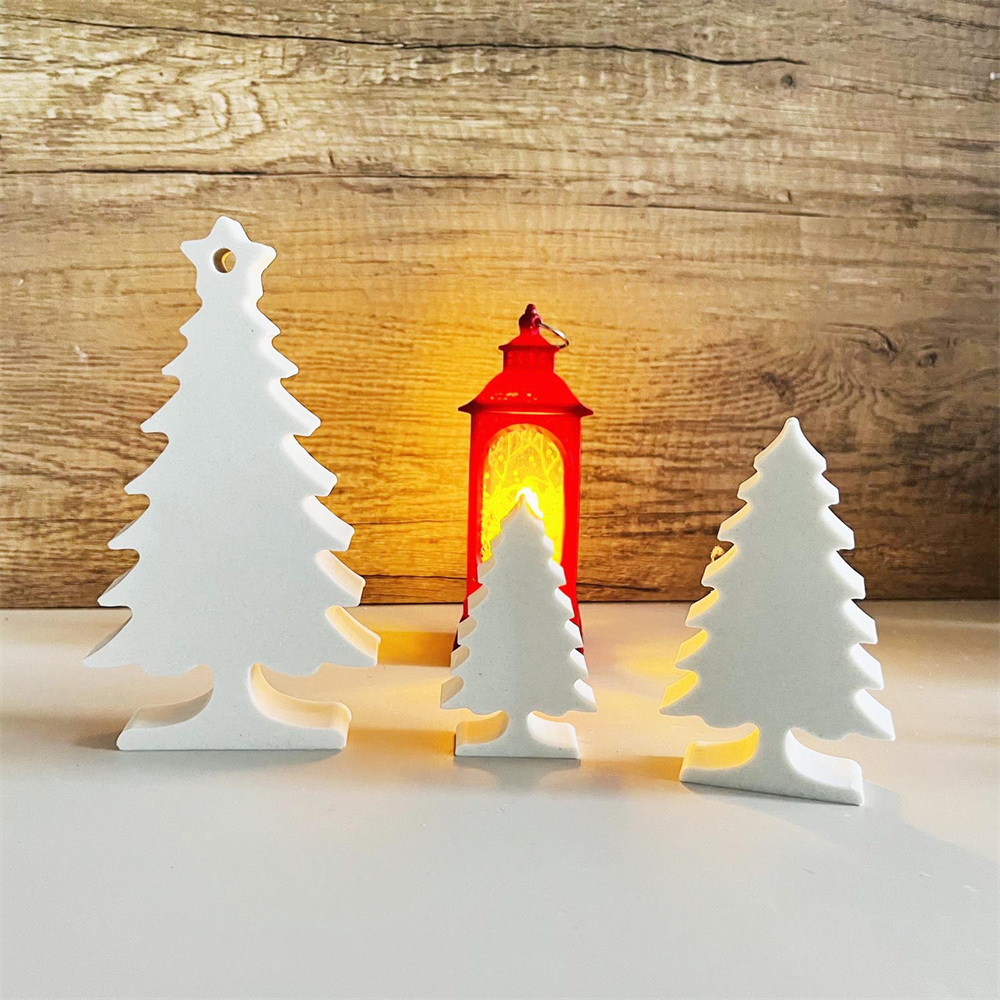 Christmas Tree Aromath Gypsum  - Xmas Candle Making ulasan dan harga
