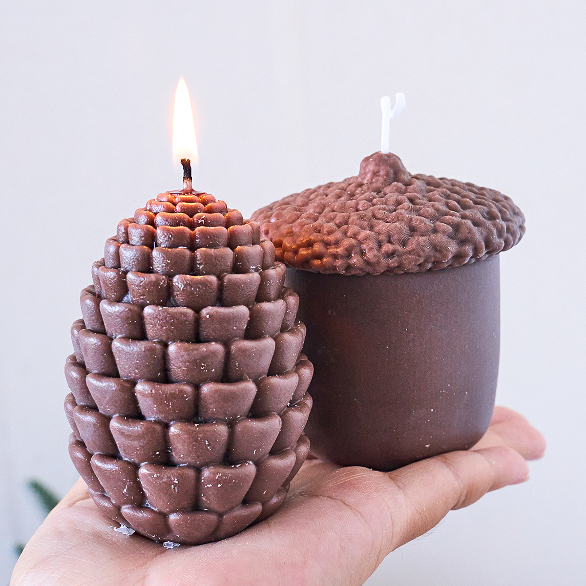 3D Pine Cone Silicone Candle M - Xmas Candle Making ulasan dan harga