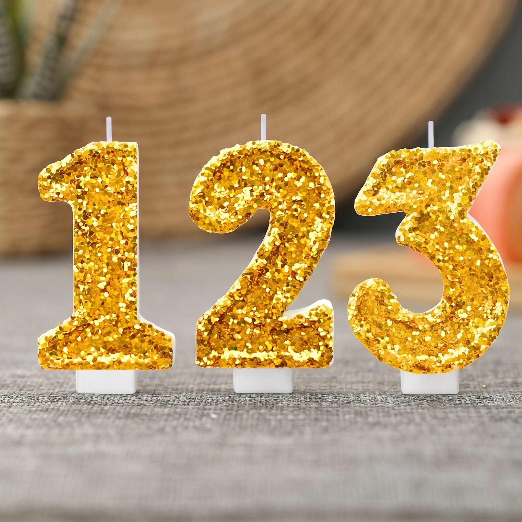 Digital Birthday Candle Gold C - Candle Making Things ulasan dan harga