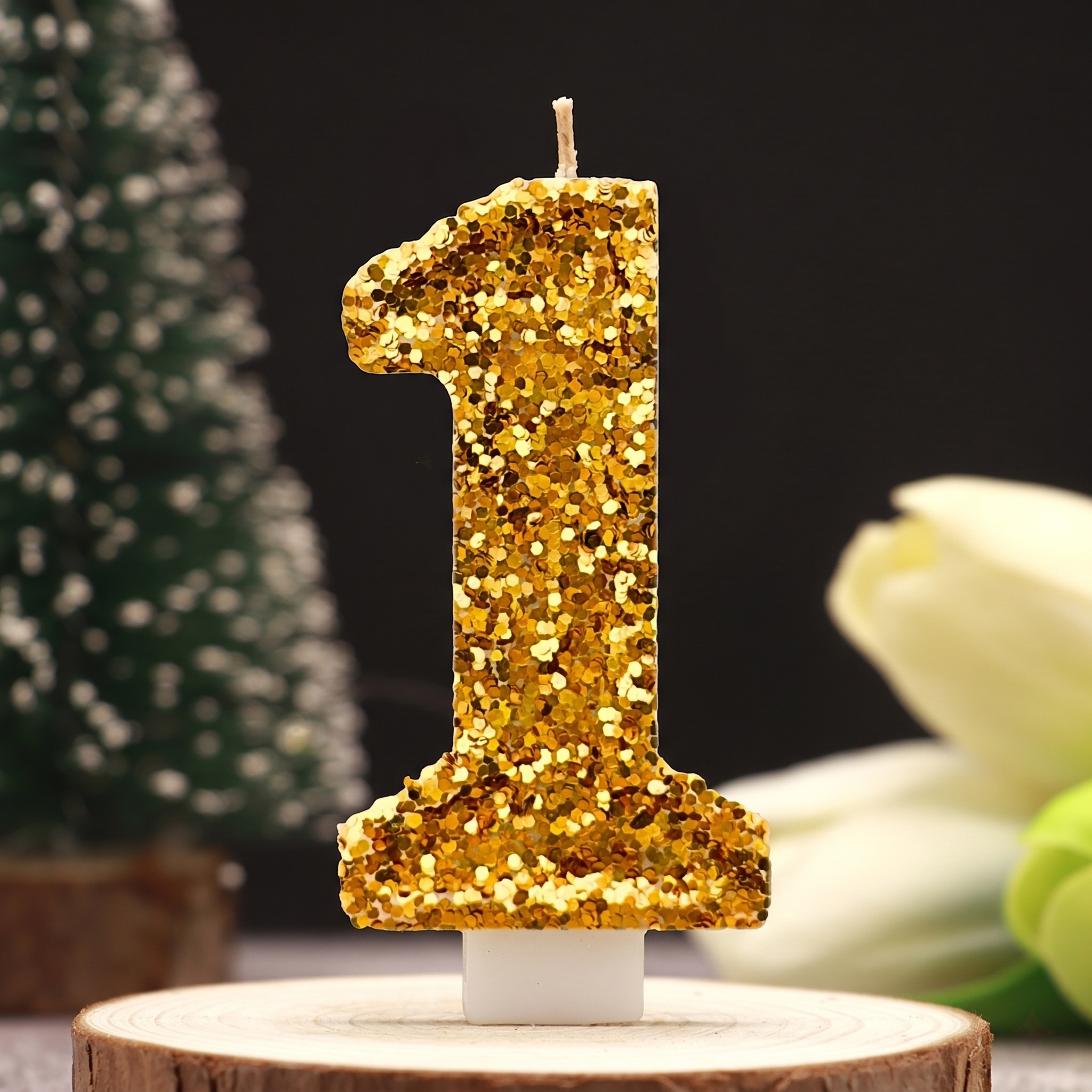 Digital Birthday Candle Gold C - Candle Making Things ulasan dan harga