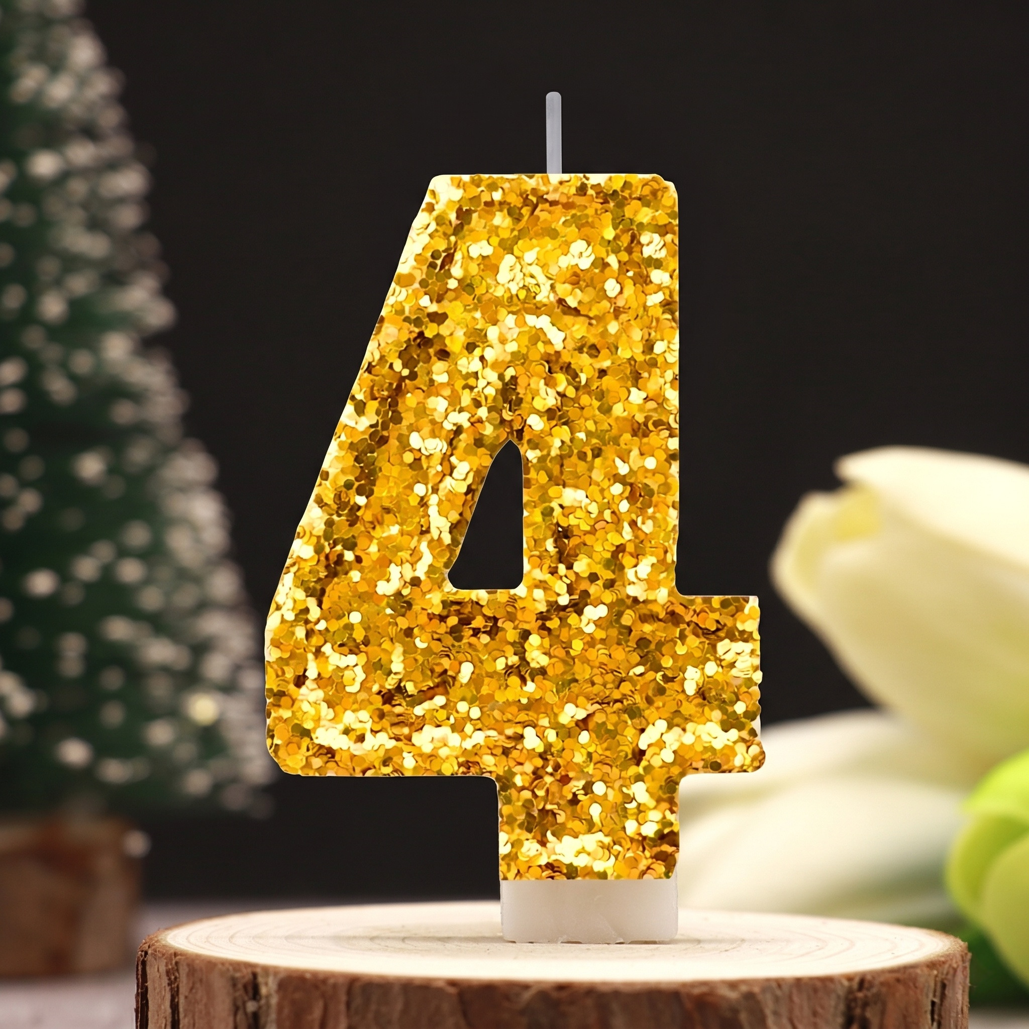 Digital Birthday Candle Gold C - Candle Making Things ulasan dan harga