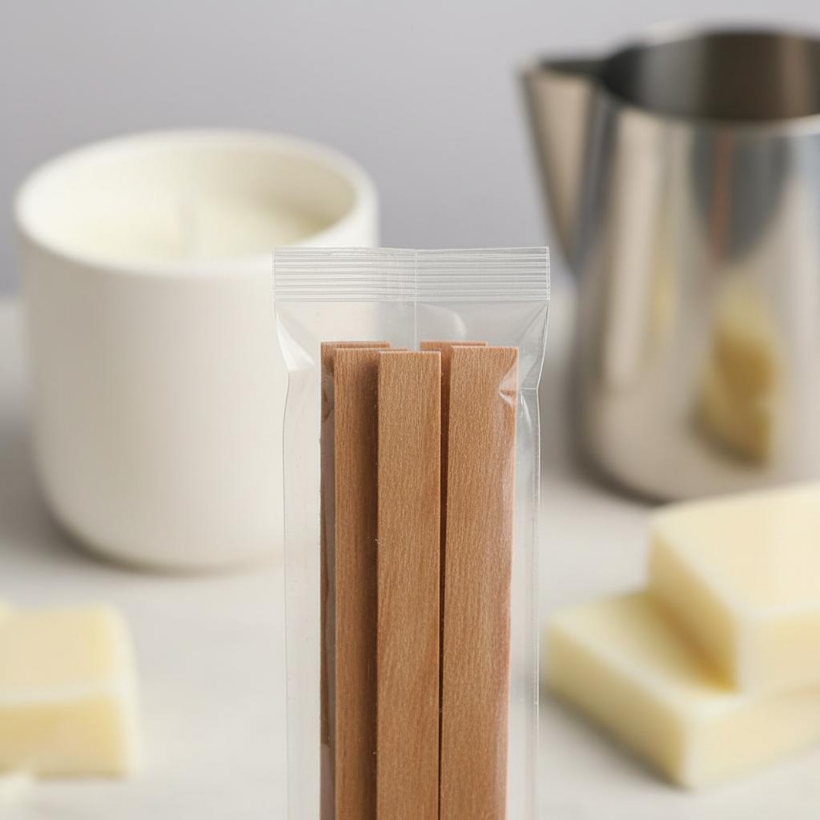 10 Pieces Wooden Candle Wicks  - Wood Wick Crackle ulasan dan harga