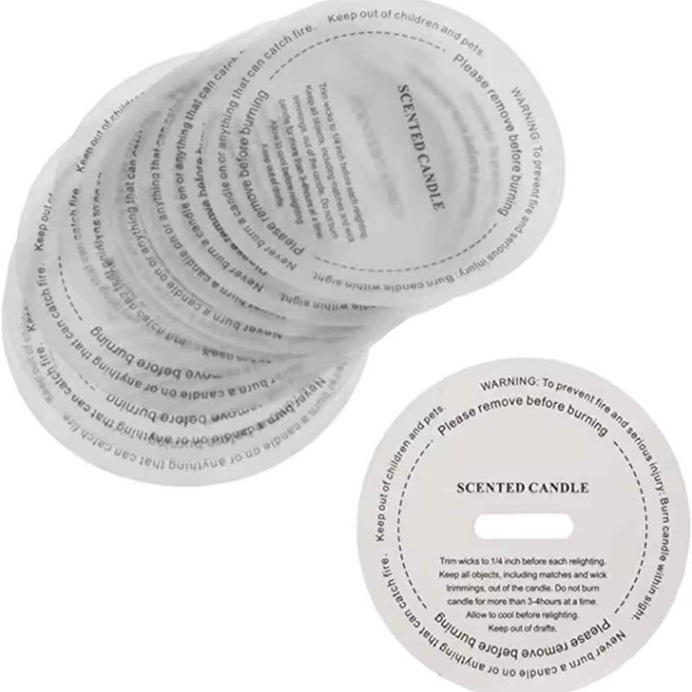 10/50 Pcs Candle Cup Labels Ro - Candle Making Jars Wholesale ulasan dan harga