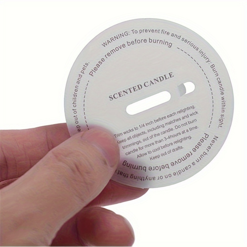 10/50 Pcs Candle Cup Labels Ro - Candle Making Jars Wholesale ulasan dan harga
