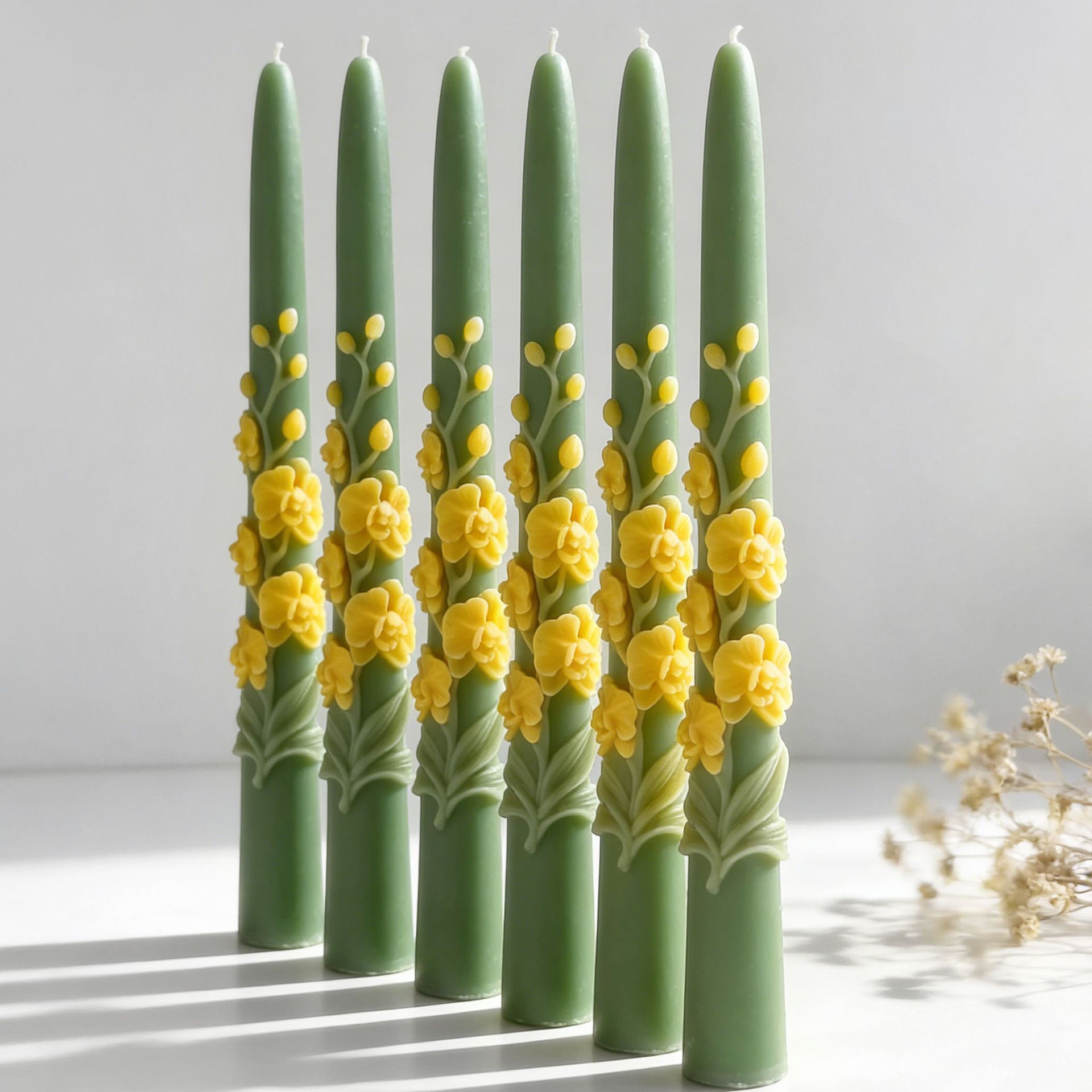Long Pole Flower Taper Candle  - Candle Making Reno ulasan dan harga