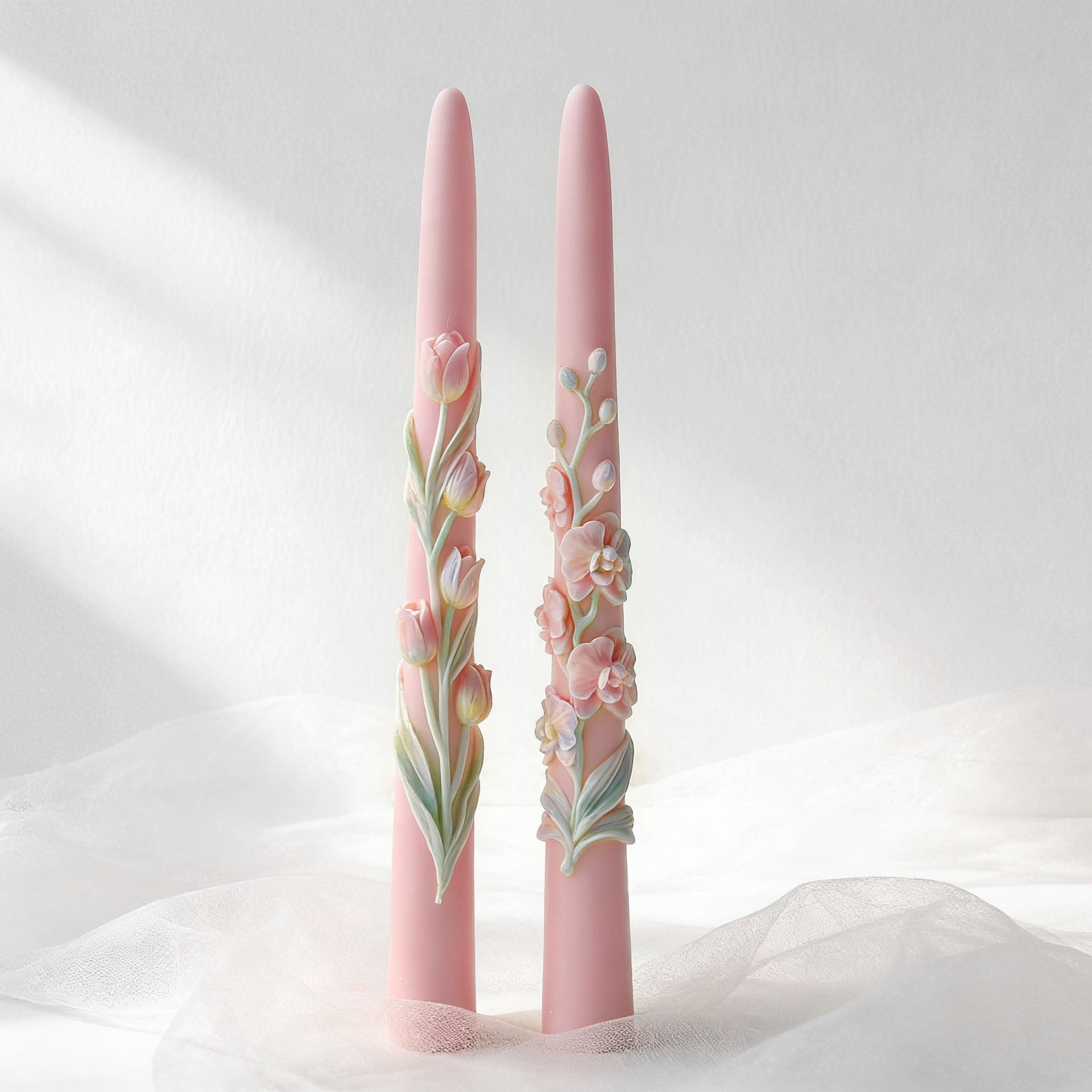 Long Pole Flower Taper Candle  - Candle Making Reno ulasan dan harga