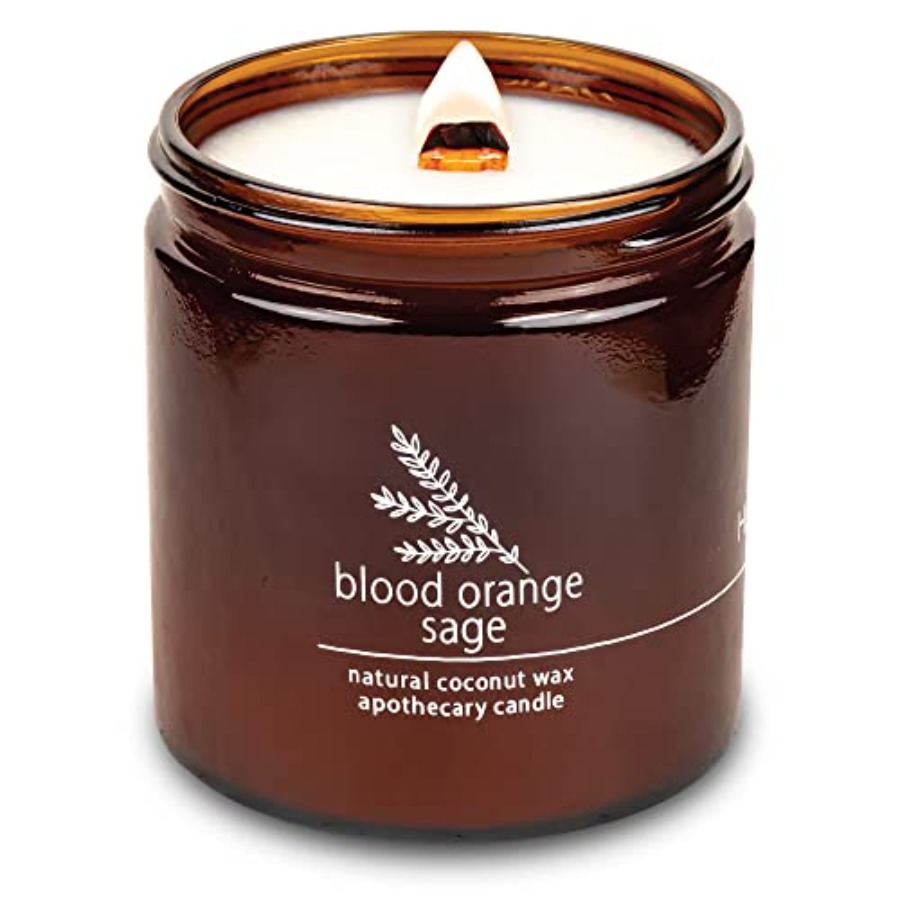 Blood Orange Sage Apothecary H - Wood Wick Crackle ulasan dan harga