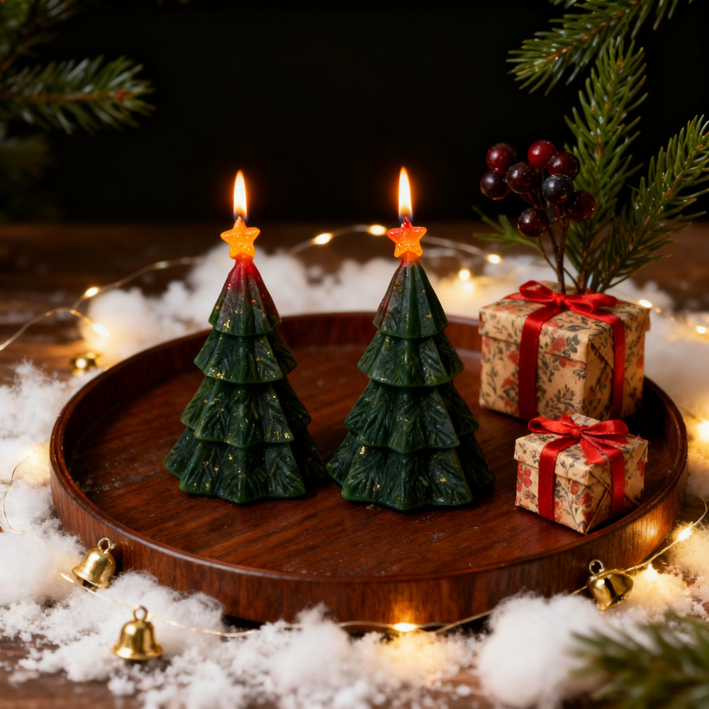 3D Christmas Santa Candle Mold - Xmas Candle Making ulasan dan harga