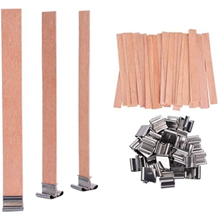 Wooden Candle Wicks Long Crack - Wood Wick Crackle ulasan dan harga
