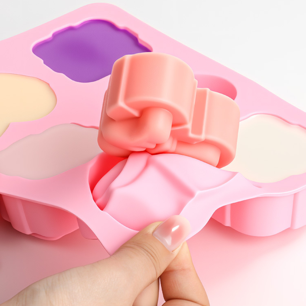 Square Heart Shape Silicone Mo - Candle Making Reno ulasan dan harga