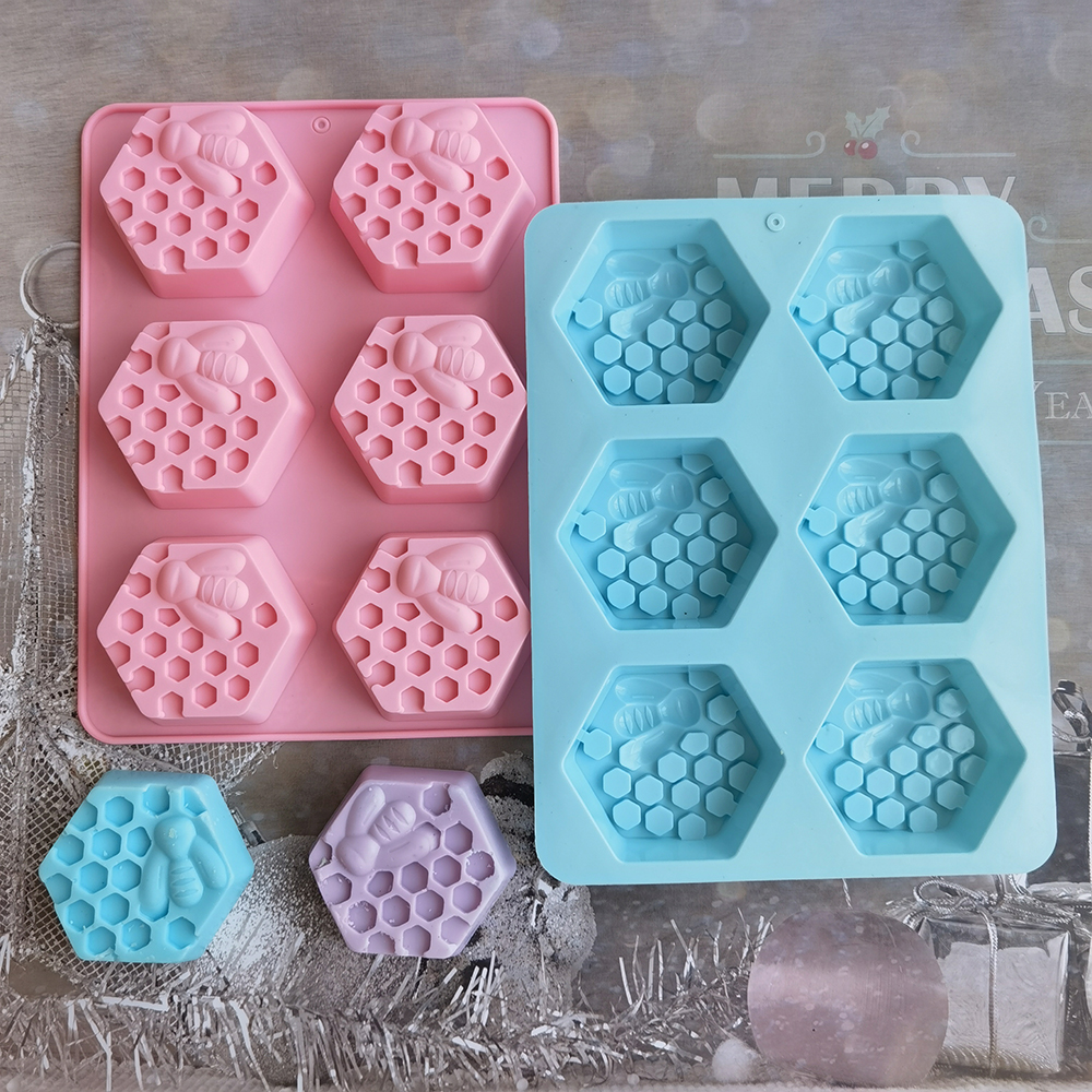 Silicone Hexagonal Bee Soap Mo - Candle Making Reno ulasan dan harga