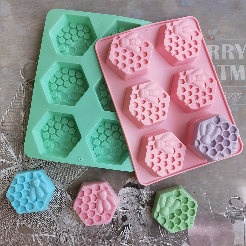 Silicone Hexagonal Bee Soap Mo - Candle Making Reno ulasan dan harga