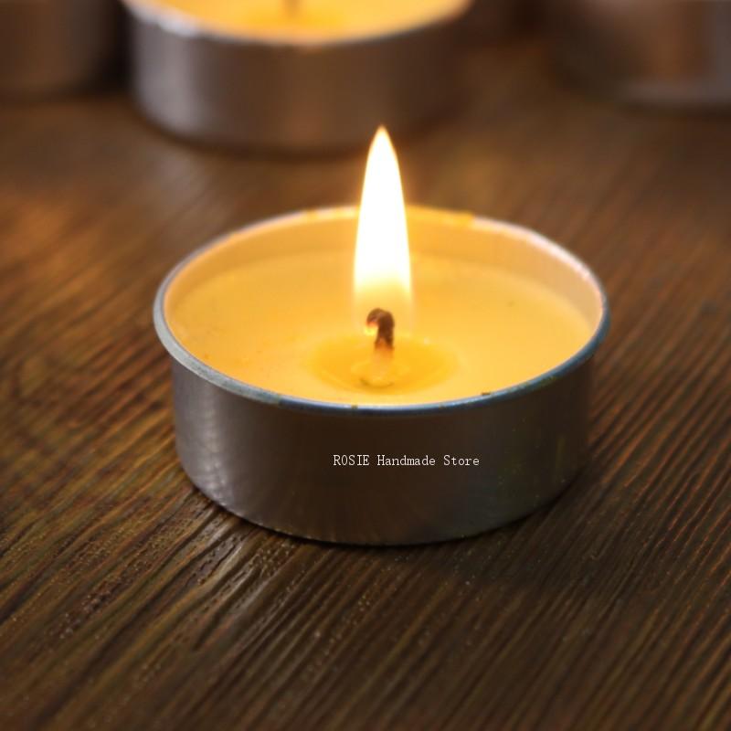 Empty Tea Wax Circular Aluminu - Candle Making Reno ulasan dan harga