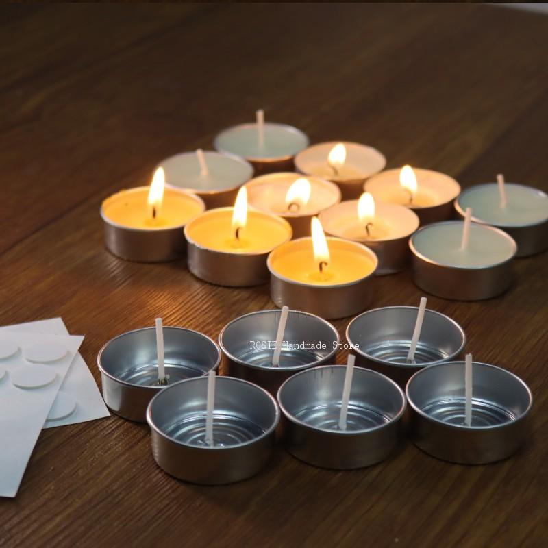 Empty Tea Wax Circular Aluminu - Candle Making Reno ulasan dan harga