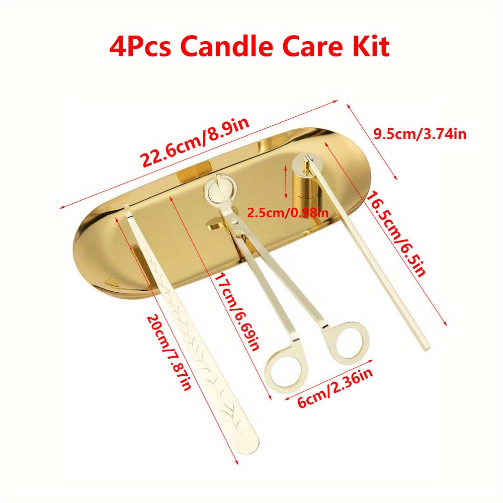 4pcs/set Luxury Candle Care Ki - Candle Making Items ulasan dan harga