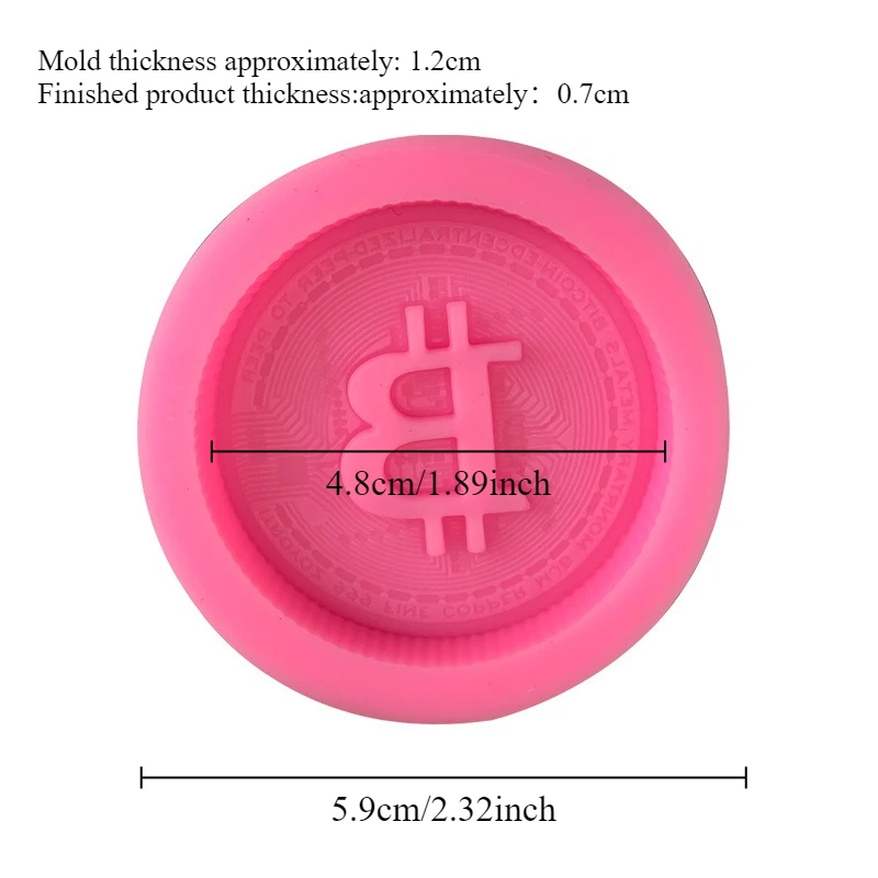 1/3pcs Currency Logo Soap Sili - Candle Making Items ulasan dan harga