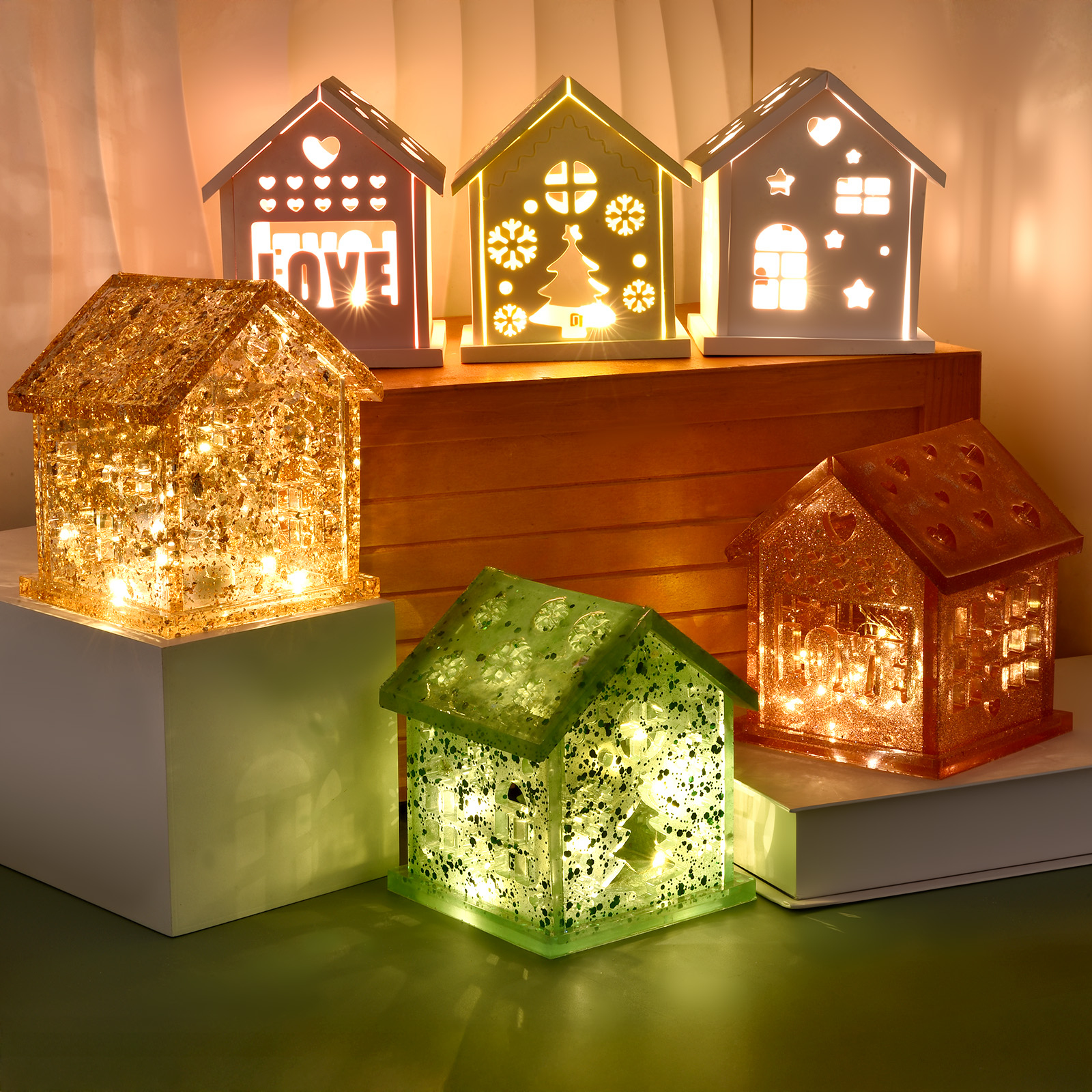 3D House Silicone Mold DIY Chr - Candle Making Class ulasan dan harga