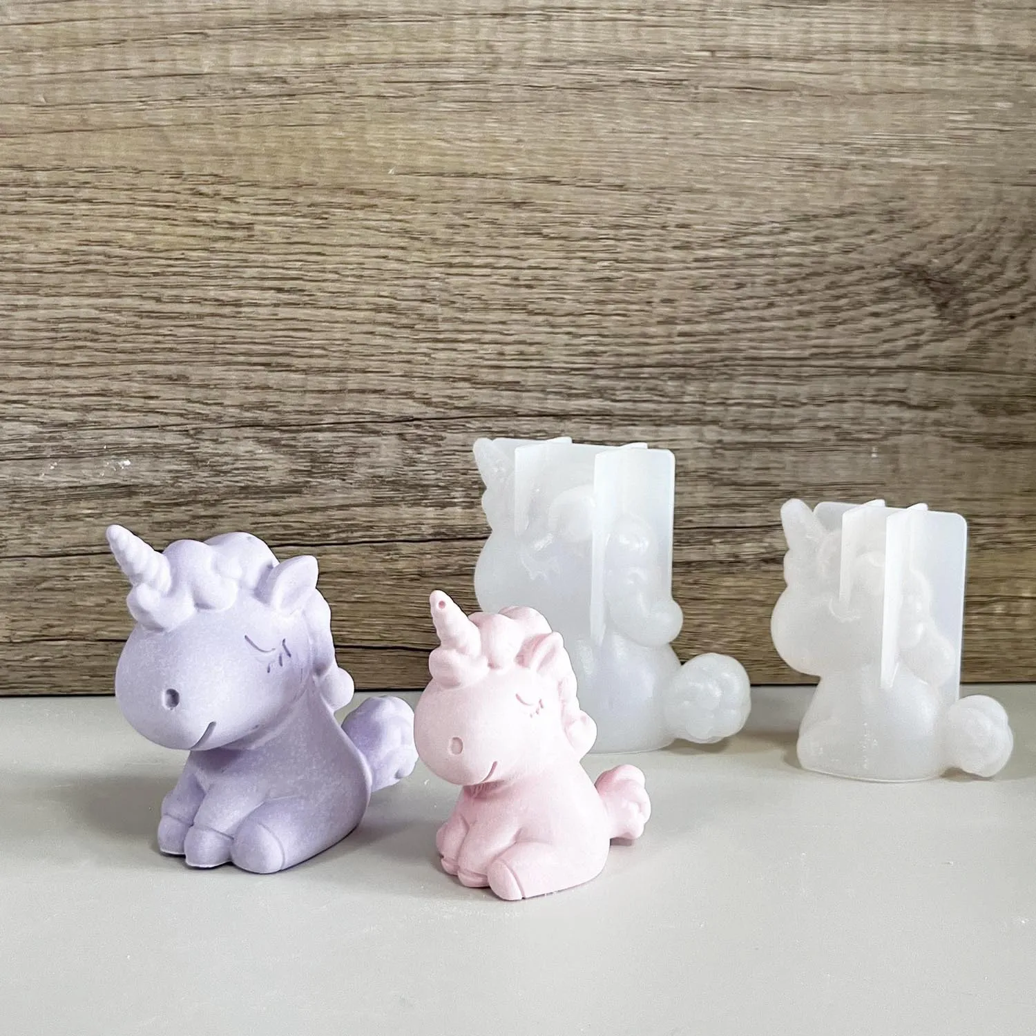 3D Geometric Silicone Unicorn  - Candle Making Class ulasan dan harga