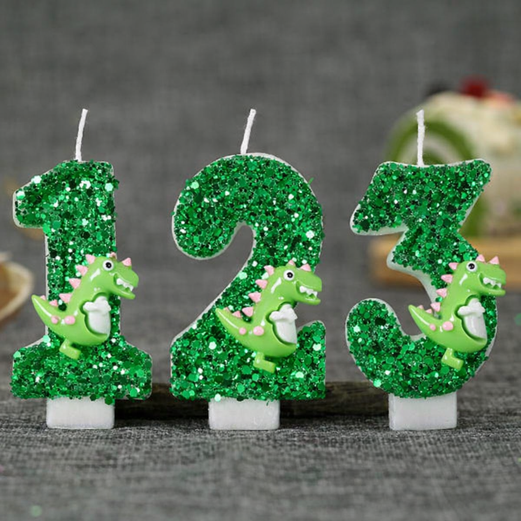 Cartoon Dinosaur Digital Birth - Candle Making Things ulasan dan harga
