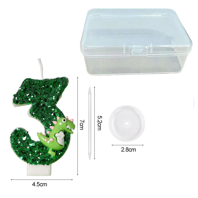 Cartoon Dinosaur Digital Birth - Candle Making Things ulasan dan harga