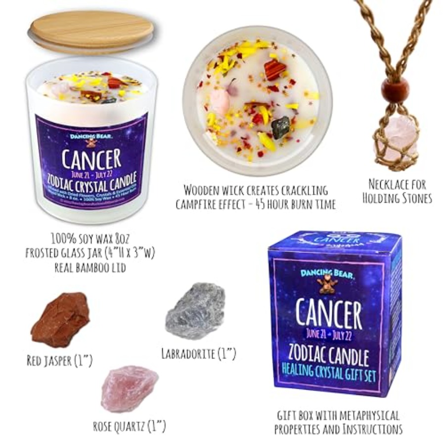 Gift Box Set with 3 Healing Cr - Wood Wick Crackle ulasan dan harga