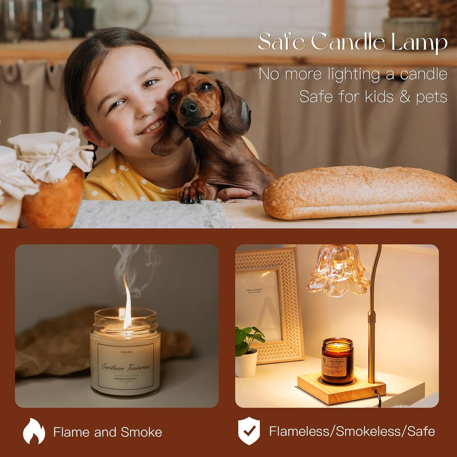 Candle Warmer Lamp with Timer: - Candle Making Things ulasan dan harga