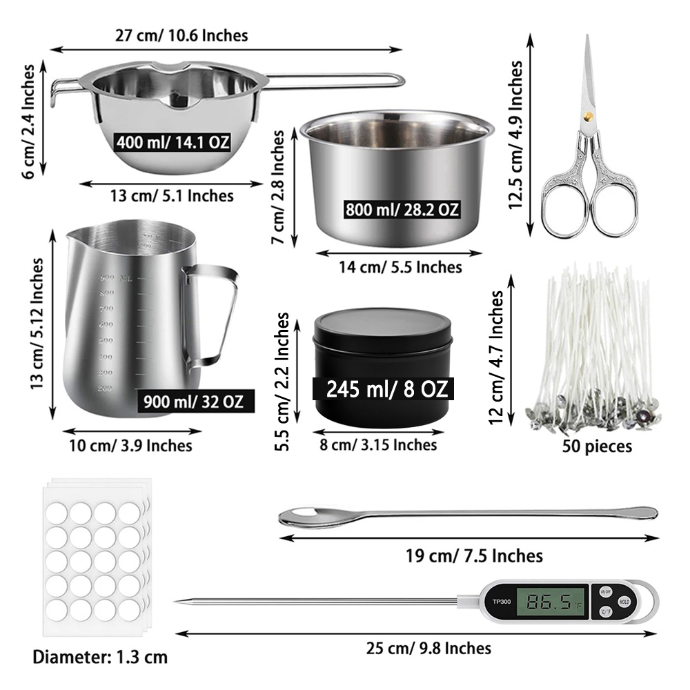 Glintmos DIY Candle Making Kit - Candle Making Things ulasan dan harga