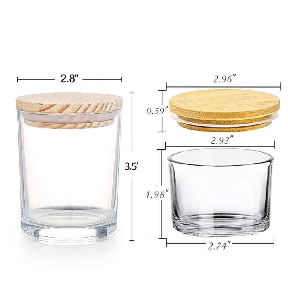 Clear Glass Candle Jars Small  - Candle Making Jars Wholesale ulasan dan harga