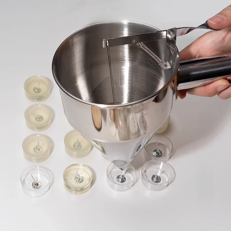 Stainless Steel Handheld Funne - Candle Making Jars Wholesale ulasan dan harga