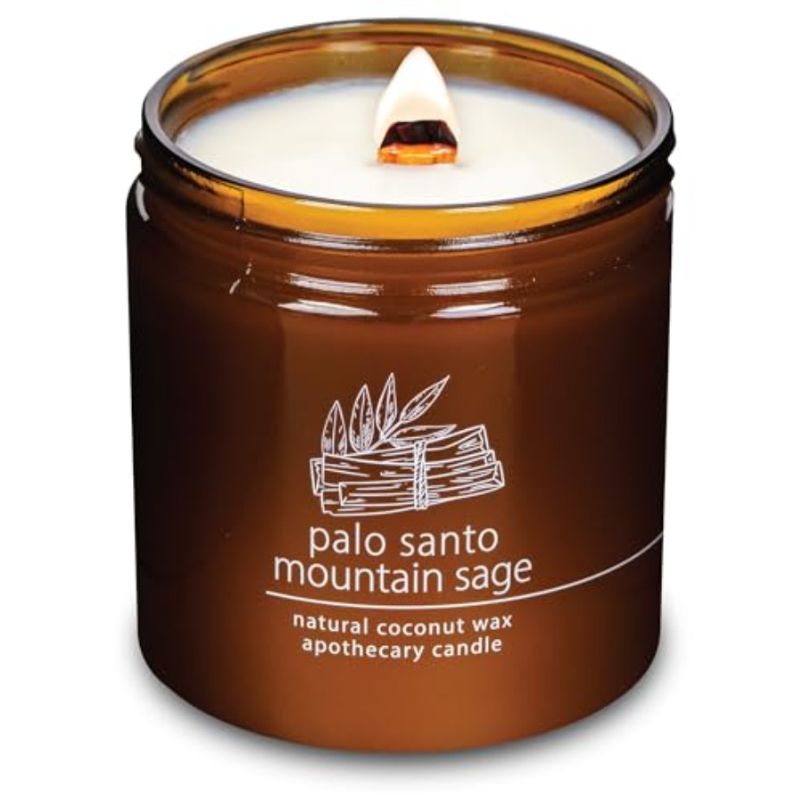 Palo Santo Mountain Sage Apoth - Wood Wick Crackle ulasan dan harga