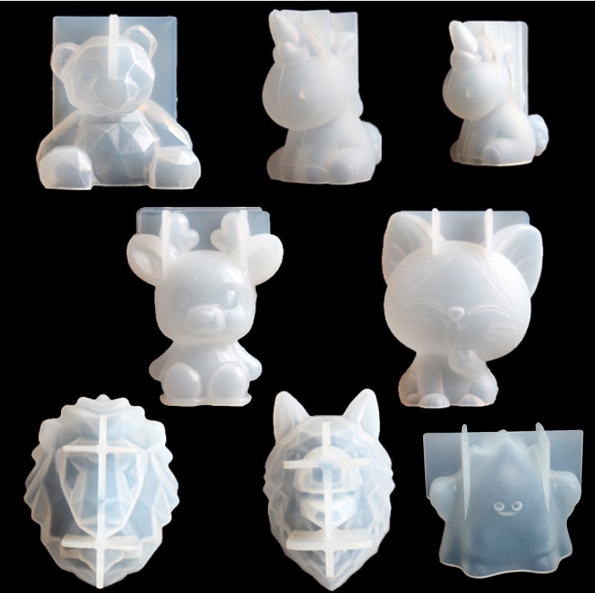 Transparent Unicorn Silicone E - Candle Making Things ulasan dan harga