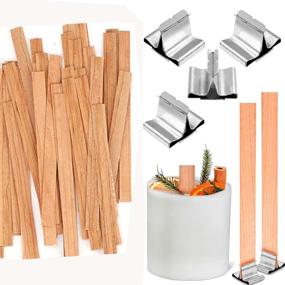 Wood Wicks for Candle making 1 - Candle Making Homewood ulasan dan harga