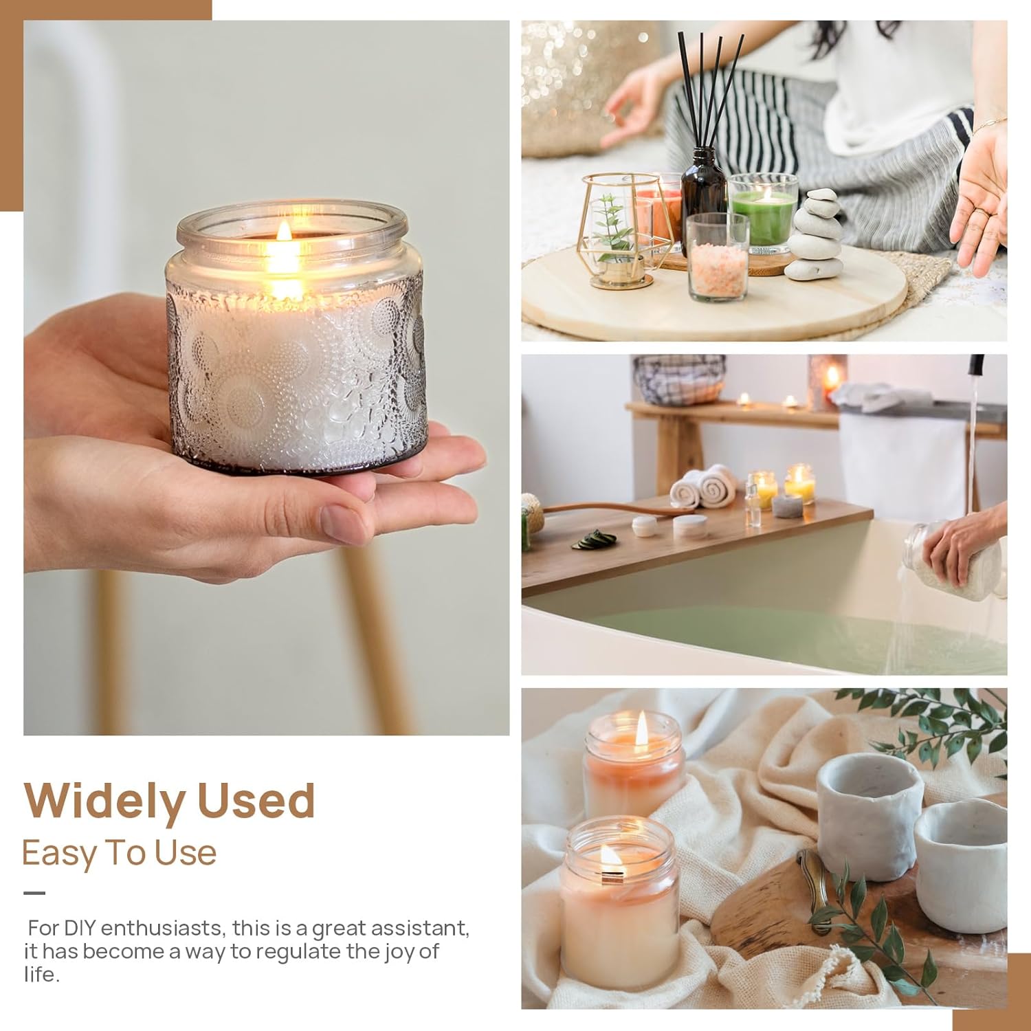 Wood Wicks for Candle making 1 - Candle Making Homewood ulasan dan harga