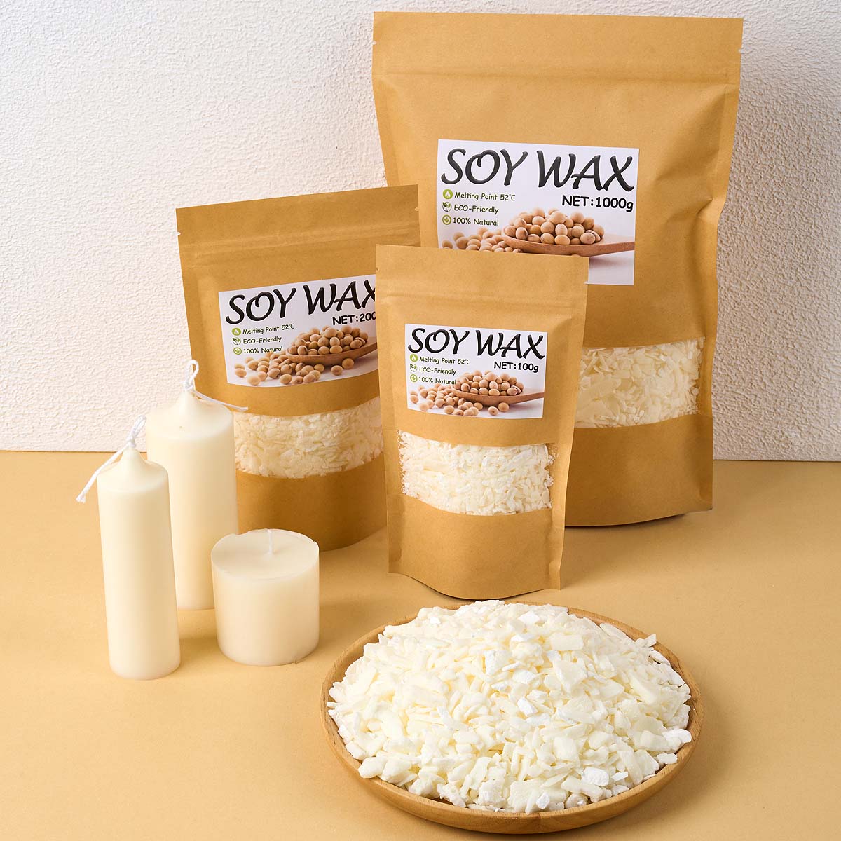 1 Pounds Pure White Soy Wax Fo - Candle Making Reno ulasan dan harga