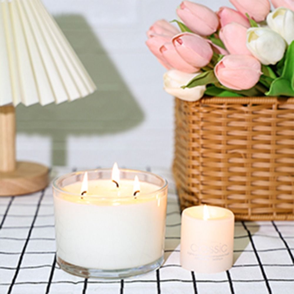 New Clear Glass Candle Jars Tr - Candle Making Jars Wholesale ulasan dan harga