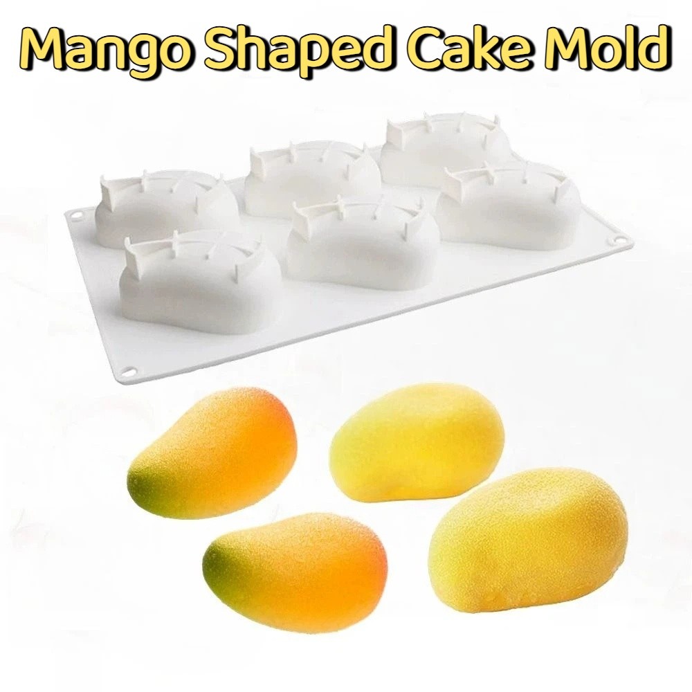 6 Cavity Mango Shaped Cake Mol - Candle Making Class ulasan dan harga
