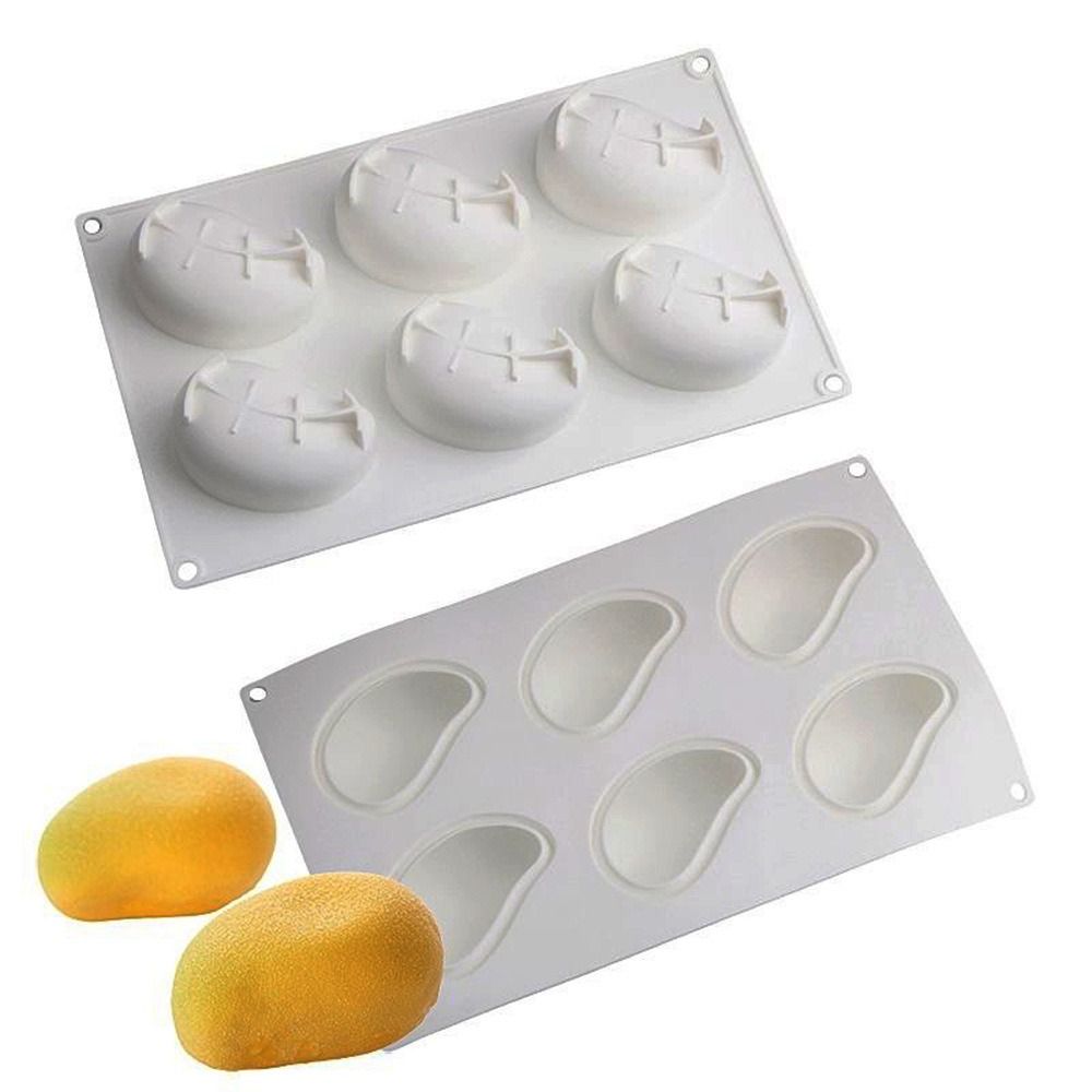 6 Cavity Mango Shaped Cake Mol - Candle Making Class ulasan dan harga