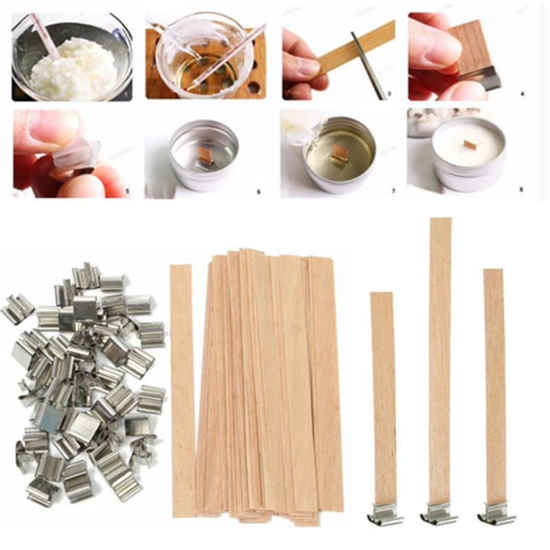 Top quality 100sets Wood Candl - Candle Making Homewood ulasan dan harga