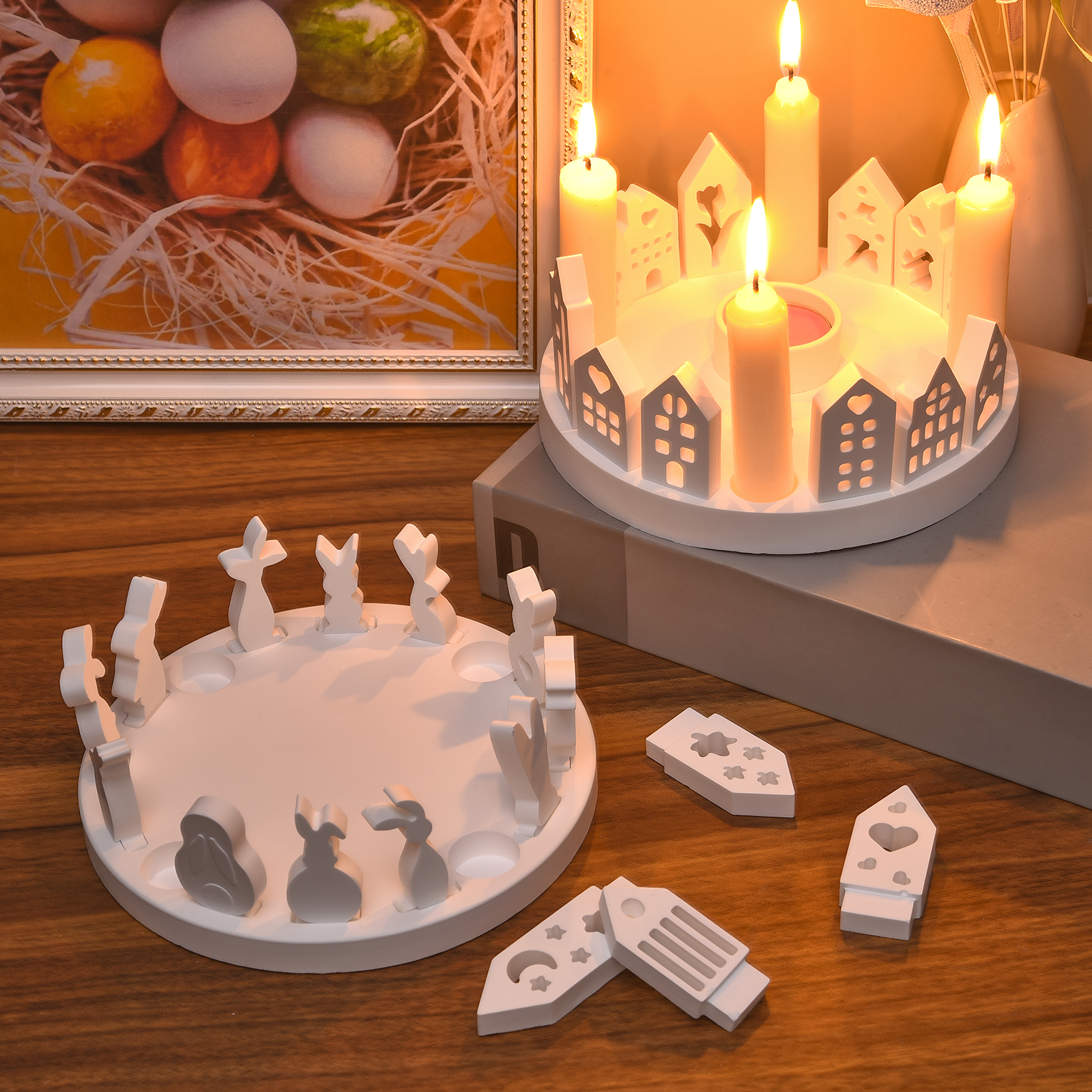 Hollow House Rabbit Candle Hol - Candle Making Things ulasan dan harga