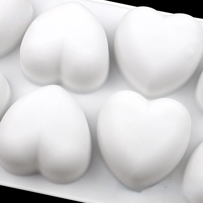Love Heart Silicone Soap Mold  - Candle Making Class ulasan dan harga