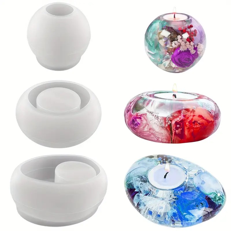 Tealight Candle Holder Resin S - Candle Making Things ulasan dan harga