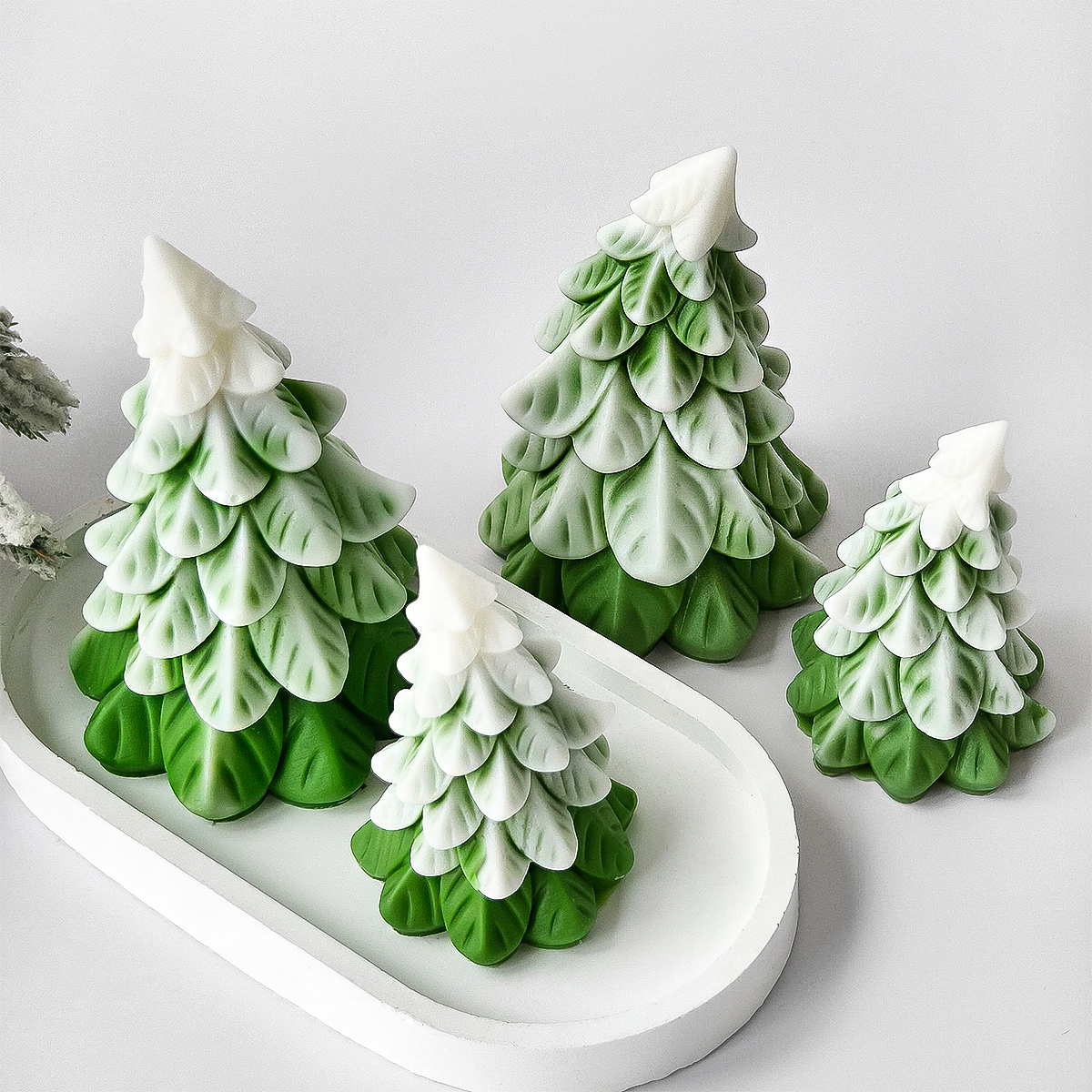 DIY Christmas Tree Silicone Mo - Xmas Candle Making ulasan dan harga