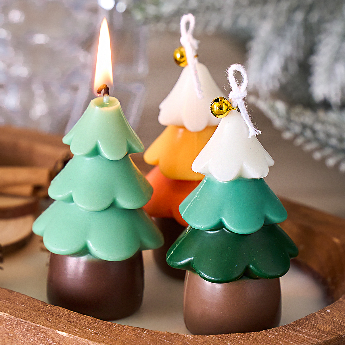 3D Christmas Tree Silicone Mol - Xmas Candle Making ulasan dan harga