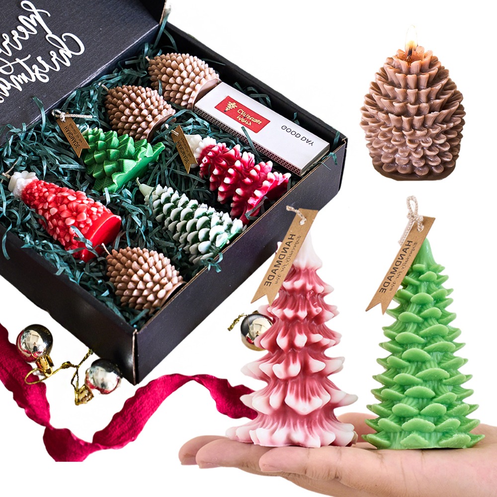 DIY Christmas Tree Silicone Ca - Xmas Candle Making ulasan dan harga