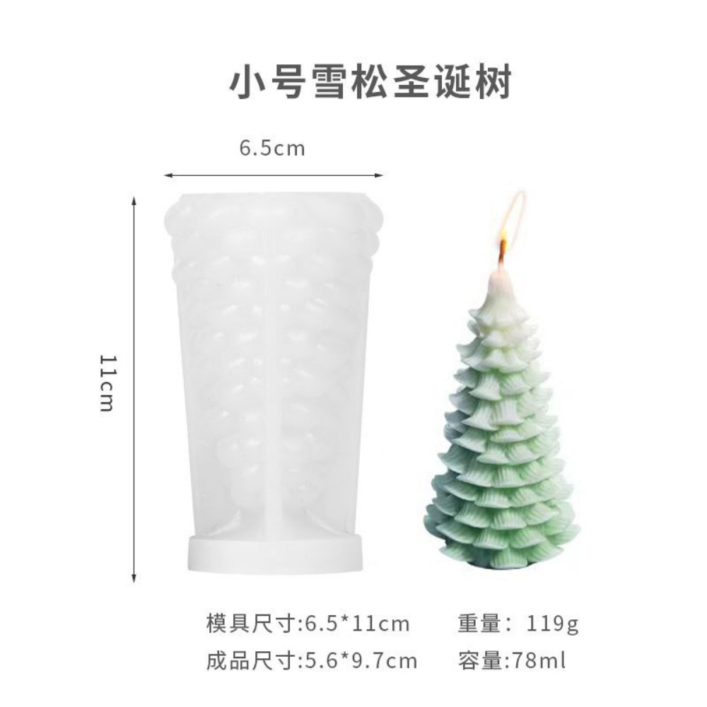 DIY Christmas Tree Silicone Ca - Xmas Candle Making ulasan dan harga