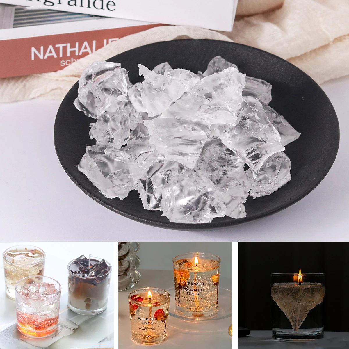 100G 7Colors Jelly Wax DIY Han - Candle Making Reno ulasan dan harga