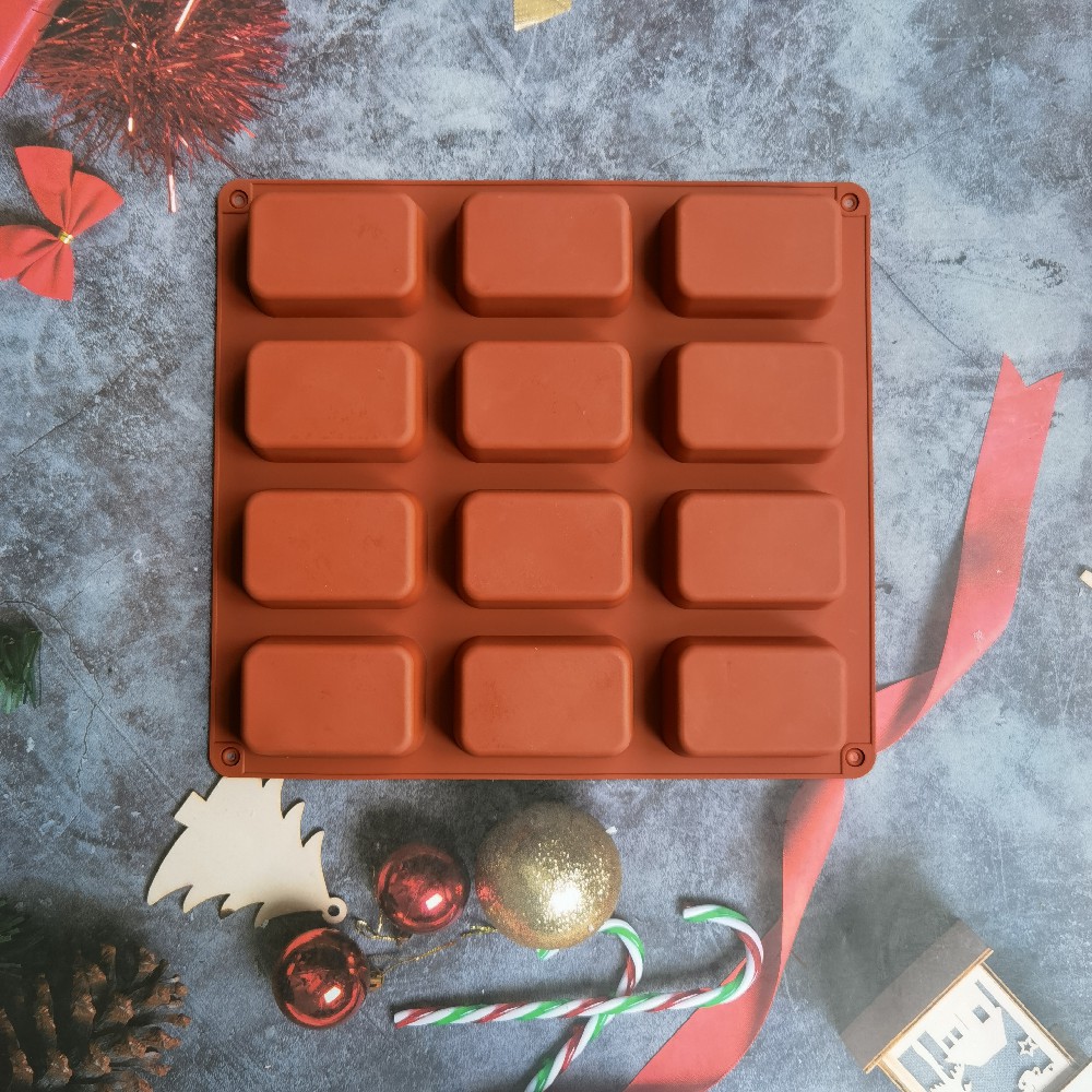 12 Cavity Square Silicone Soap - Candle Making Reno ulasan dan harga