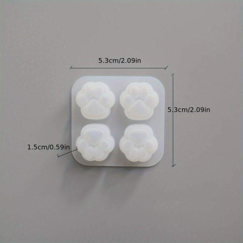 1Cat Paw Pattern Silicone Mold - Candle Making Class ulasan dan harga
